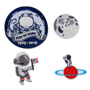 Aerospace iron on patches  space agency clothes shoes hats bags broken patches stickers adhesive backing