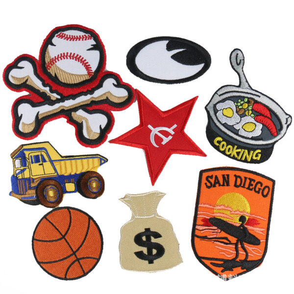 embroidery star money bag cloth sticker cartoon clothing accessories DIY Patches sticker
