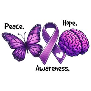 Heat transfers Iron on stickers  Alzheimer disease 19 for Tshirts Iron on Decal Patches Stickers Clothes Hat Pillows DIY Crafts