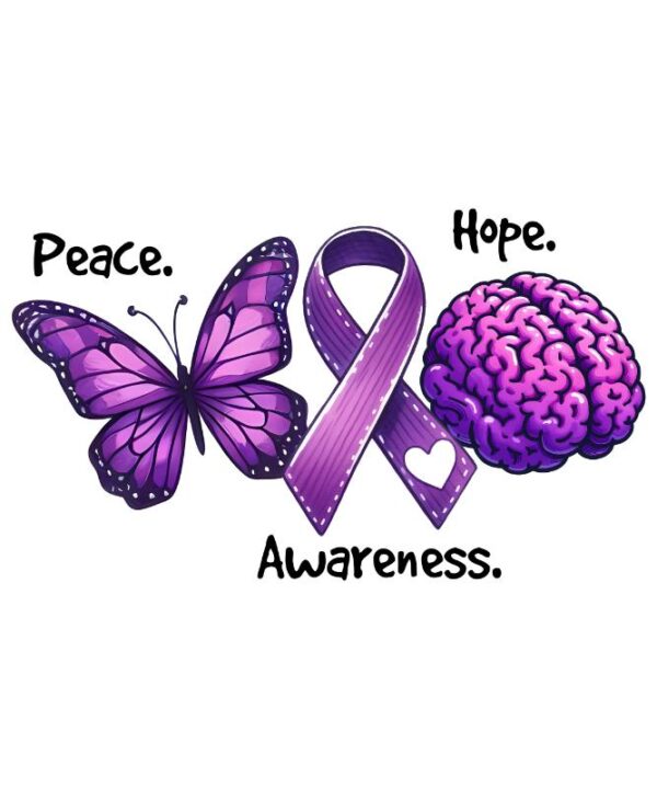 Heat transfers Iron on stickers  Alzheimer disease 19 for Tshirts Iron on Decal Patches Stickers Clothes Hat Pillows DIY Crafts