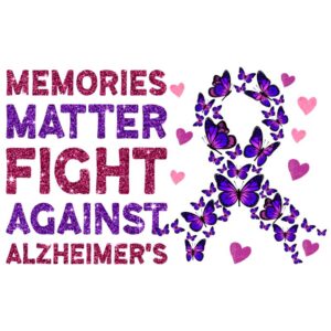 Heat transfers Iron on stickers  Alzheimer disease 2 for Tshirts Iron on Decal Patches Stickers Clothes Hat Pillows DIY Crafts