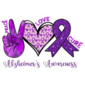 Heat transfers Iron on stickers  Alzheimer disease 25 for Tshirts Iron on Decal Patches Stickers Clothes Hat Pillows DIY Crafts