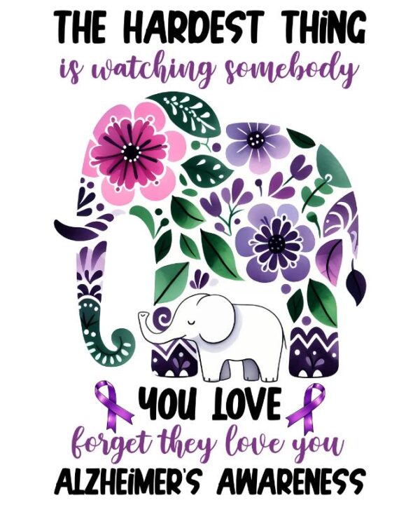 Heat transfers Iron on stickers  Alzheimer disease 4 for Tshirts Iron on Decal Patches Stickers Clothes Hat Pillows DIY Crafts