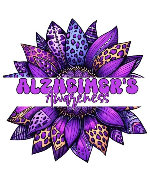 Heat transfers Iron on stickers  Alzheimer disease 5 for Tshirts Iron on Decal Patches Stickers Clothes Hat Pillows DIY Crafts