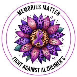 Heat transfers Iron on stickers  Alzheimer disease 50 for Tshirts Iron on Decal Patches Stickers Clothes Hat Pillows DIY Crafts