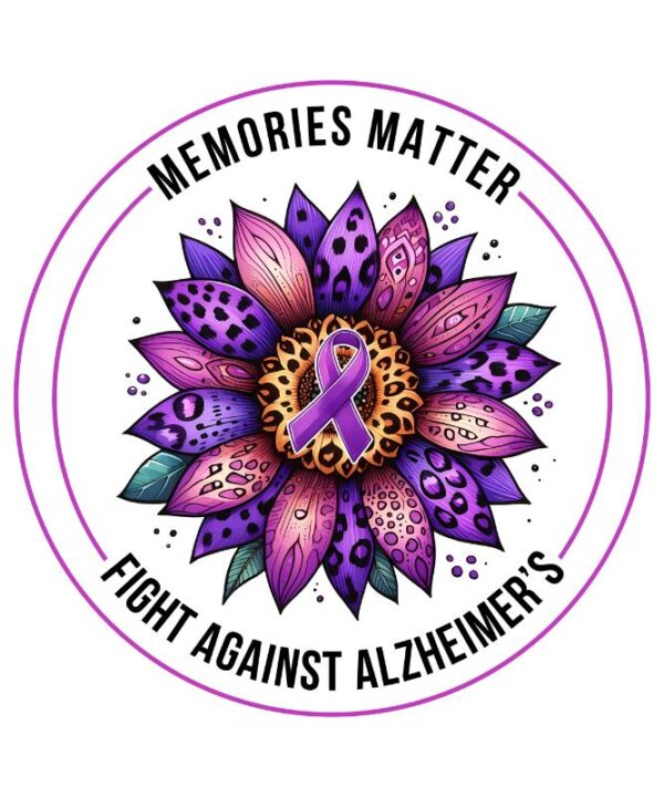 Heat transfers Iron on stickers  Alzheimer disease 50 for Tshirts Iron on Decal Patches Stickers Clothes Hat Pillows DIY Crafts