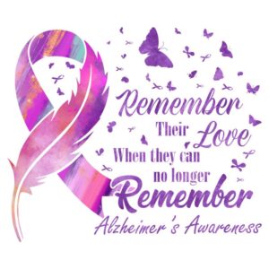 Heat transfers Iron on stickers  Alzheimer disease 72 for Tshirts Iron on Decal Patches Stickers Clothes Hat Pillows DIY Crafts