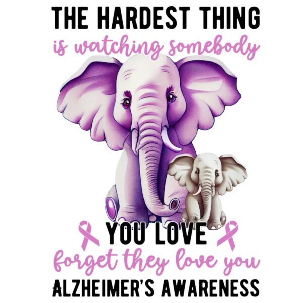Heat transfers Iron on stickers  Alzheimer disease 95 for Tshirts Iron on Decal Patches Stickers Clothes Hat Pillows DIY Crafts