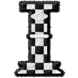 Heat transfers Iron on stickers  BW checker letter 17 for Tshirts Iron on Decal Patches Stickers Clothes Hat Pillows DIY Crafts