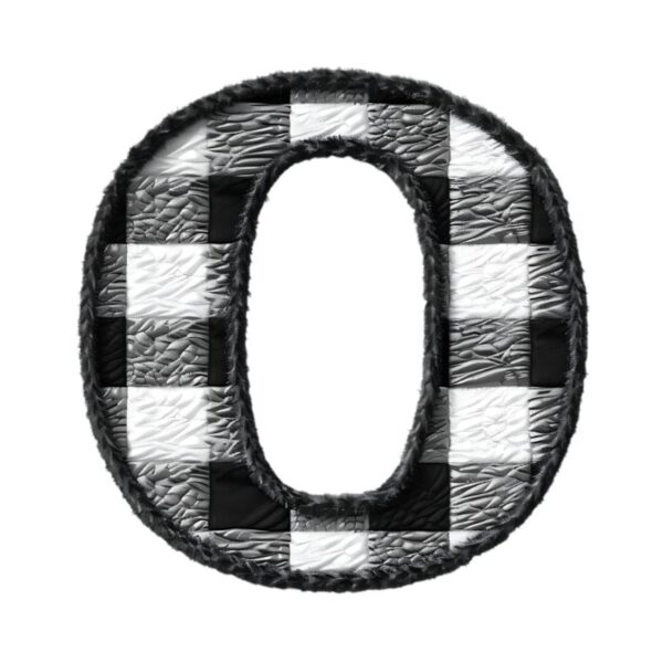 Heat transfers Iron on stickers  BW checker letter 29 for Tshirts Iron on Decal Patches Stickers Clothes Hat Pillows DIY Crafts