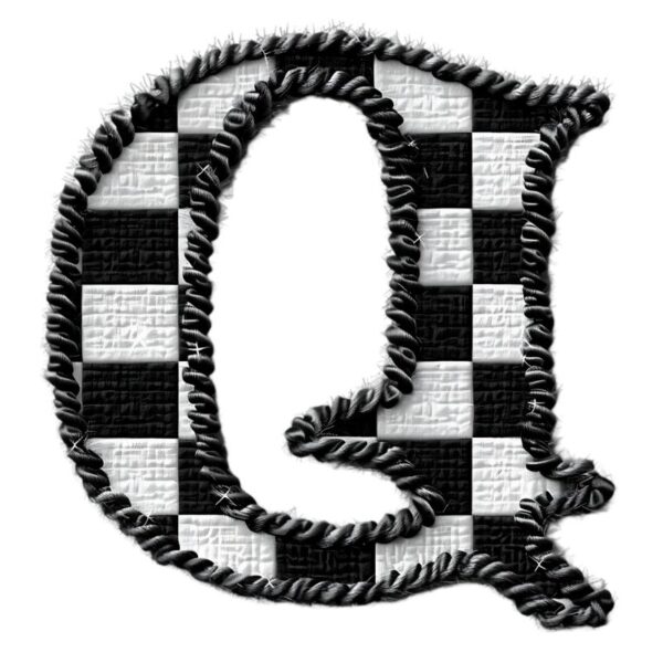 Heat transfers Iron on stickers  BW checker letter 33 for Tshirts Iron on Decal Patches Stickers Clothes Hat Pillows DIY Crafts