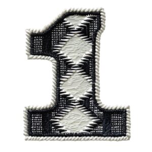 Heat transfers Iron on stickers  BW checker letter 55 for Tshirts Iron on Decal Patches Stickers Clothes Hat Pillows DIY Crafts