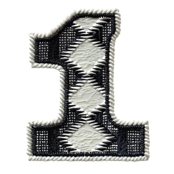 Heat transfers Iron on stickers  BW checker letter 55 for Tshirts Iron on Decal Patches Stickers Clothes Hat Pillows DIY Crafts