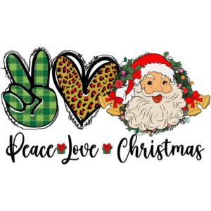 Heat transfers Iron on stickers  Chrismas winter 1237 for Tshirts Iron on Decal Patches Stickers Clothes Hat Pillows DIY Crafts