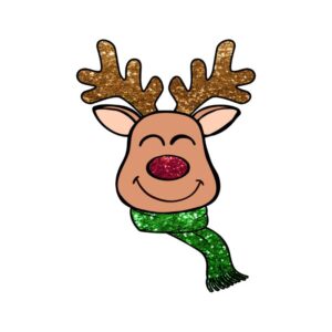 Heat transfers Iron on stickers  Chrismas winter 1238 for Tshirts Iron on Decal Patches Stickers Clothes Hat Pillows DIY Crafts