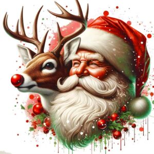 Heat transfers Iron on stickers  Chrismas winter 1276 for Tshirts Iron on Decal Patches Stickers Clothes Hat Pillows DIY Crafts