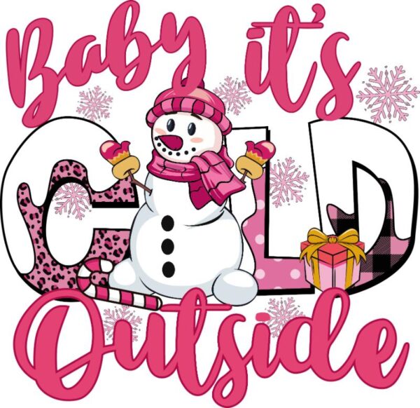 Heat transfers Iron on stickers  Chrismas winter 1287 for Tshirts Iron on Decal Patches Stickers Clothes Hat Pillows DIY Crafts