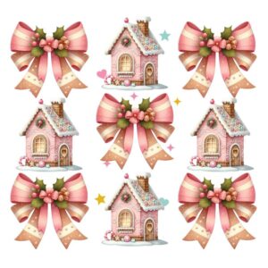 Heat transfers Iron on stickers  Chrismas winter 1293 for Tshirts Iron on Decal Patches Stickers Clothes Hat Pillows DIY Crafts
