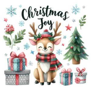 Heat transfers Iron on stickers  Chrismas winter 1329 for Tshirts Iron on Decal Patches Stickers Clothes Hat Pillows DIY Crafts