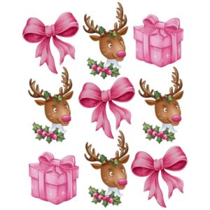 Heat transfers Iron on stickers  Chrismas winter 1351 for Tshirts Iron on Decal Patches Stickers Clothes Hat Pillows DIY Crafts