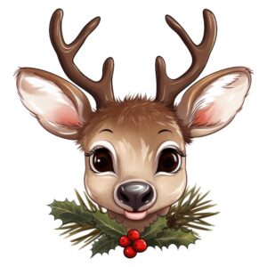 Heat transfers Iron on stickers  Chrismas winter 1365 for Tshirts Iron on Decal Patches Stickers Clothes Hat Pillows DIY Crafts