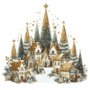 Heat transfers Iron on stickers  Chrismas winter 1386 for Tshirts Iron on Decal Patches Stickers Clothes Hat Pillows DIY Crafts