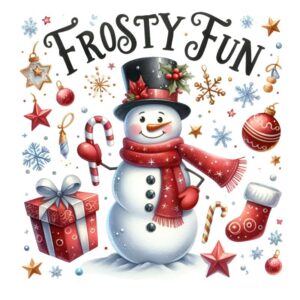 Heat transfers Iron on stickers  Chrismas winter 1468 for Tshirts Iron on Decal Patches Stickers Clothes Hat Pillows DIY Crafts