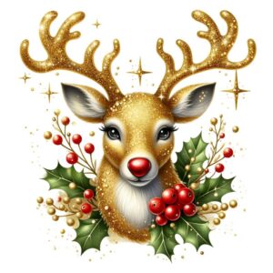 Heat transfers Iron on stickers  Chrismas winter 1689 for Tshirts Iron on Decal Patches Stickers Clothes Hat Pillows DIY Crafts
