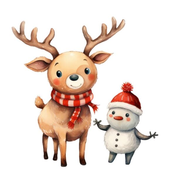 Heat transfers Iron on stickers  Chrismas winter 1736 for Tshirts Iron on Decal Patches Stickers Clothes Hat Pillows DIY Crafts