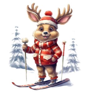 Heat transfers Iron on stickers  Chrismas winter 1741 for Tshirts Iron on Decal Patches Stickers Clothes Hat Pillows DIY Crafts