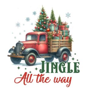 Heat transfers Iron on stickers  Chrismas winter 1766 for Tshirts Iron on Decal Patches Stickers Clothes Hat Pillows DIY Crafts