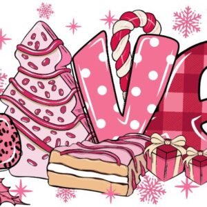 Heat transfers Iron on stickers  Chrismas winter 1778 for Tshirts Iron on Decal Patches Stickers Clothes Hat Pillows DIY Crafts