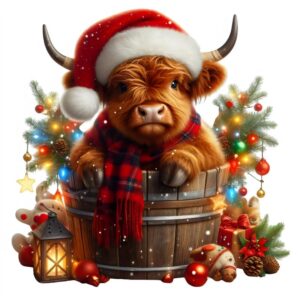 Heat transfers Iron on stickers  Chrismas winter 1832 for Tshirts Iron on Decal Patches Stickers Clothes Hat Pillows DIY Crafts