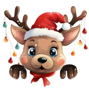 Heat transfers Iron on stickers  Chrismas winter 1852 for Tshirts Iron on Decal Patches Stickers Clothes Hat Pillows DIY Crafts