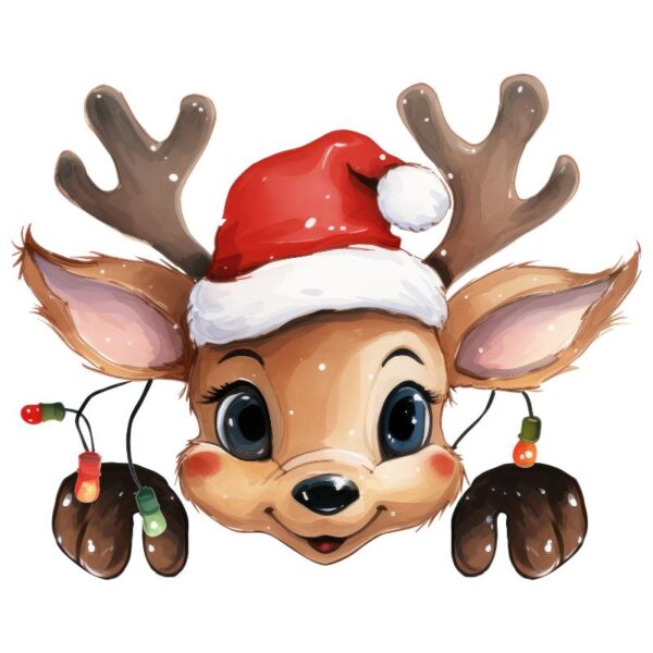 Heat transfers Iron on stickers  Chrismas winter 1857 for Tshirts Iron on Decal Patches Stickers Clothes Hat Pillows DIY Crafts