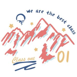 Heat transfers Iron on stickers  Class student shirt 32 for Tshirts Iron on Decal Patches Stickers Clothes Hat Pillows DIY Crafts