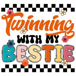 Heat transfers Iron on stickers   friends bestie 1 for Tshirts Iron on Decal Patches Stickers Clothes Hat Pillows DIY Crafts