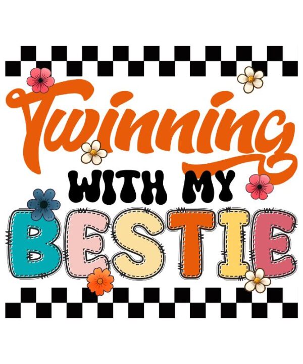 Heat transfers Iron on stickers   friends bestie 1 for Tshirts Iron on Decal Patches Stickers Clothes Hat Pillows DIY Crafts