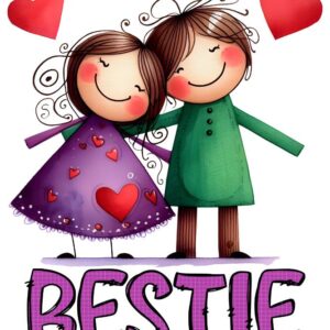 Heat transfers Iron on stickers   friends bestie 12 for Tshirts Iron on Decal Patches Stickers Clothes Hat Pillows DIY Crafts
