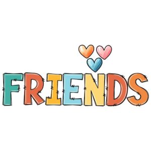 Heat transfers Iron on stickers   friends bestie 23 for Tshirts Iron on Decal Patches Stickers Clothes Hat Pillows DIY Crafts