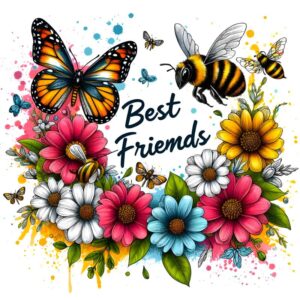 Heat transfers Iron on stickers   friends bestie 24 for Tshirts Iron on Decal Patches Stickers Clothes Hat Pillows DIY Crafts
