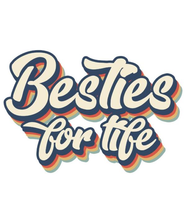 Heat transfers Iron on stickers   friends bestie 3 for Tshirts Iron on Decal Patches Stickers Clothes Hat Pillows DIY Crafts