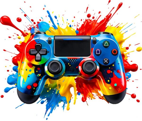 Heat transfers Iron on stickers  Game controller headphones 10 for Tshirts Iron on Decal Patches Stickers Clothes Hat Pillows DIY Crafts