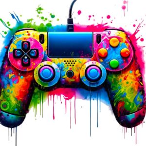 Heat transfers Iron on stickers  Game controller headphones 11 for Tshirts Iron on Decal Patches Stickers Clothes Hat Pillows DIY Crafts