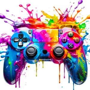 Heat transfers Iron on stickers  Game controller headphones 14 for Tshirts Iron on Decal Patches Stickers Clothes Hat Pillows DIY Crafts