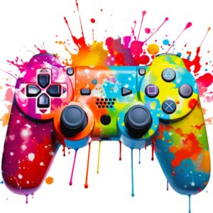 Heat transfers Iron on stickers  Game controller headphones 20 for Tshirts Iron on Decal Patches Stickers Clothes Hat Pillows DIY Crafts