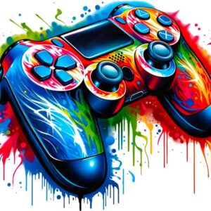 Heat transfers Iron on stickers  Game controller headphones 22 for Tshirts Iron on Decal Patches Stickers Clothes Hat Pillows DIY Crafts