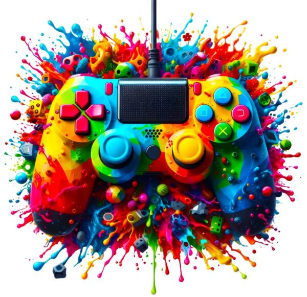 Heat transfers Iron on stickers  Game controller headphones 4 for Tshirts Iron on Decal Patches Stickers Clothes Hat Pillows DIY Crafts