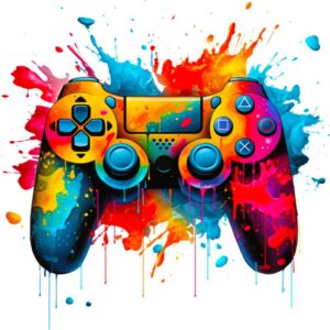 Heat transfers Iron on stickers  Game controller headphones 7 for Tshirts Iron on Decal Patches Stickers Clothes Hat Pillows DIY Crafts