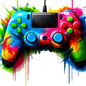 Heat transfers Iron on stickers  Game controller headphones 8 for Tshirts Iron on Decal Patches Stickers Clothes Hat Pillows DIY Crafts